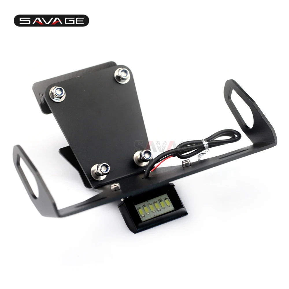  License Number Plate Holder Frame For KAWASAKI Z 900 Z900 2017-2020 2018 2019 Motorcycle Accessorie - 4000210543480
