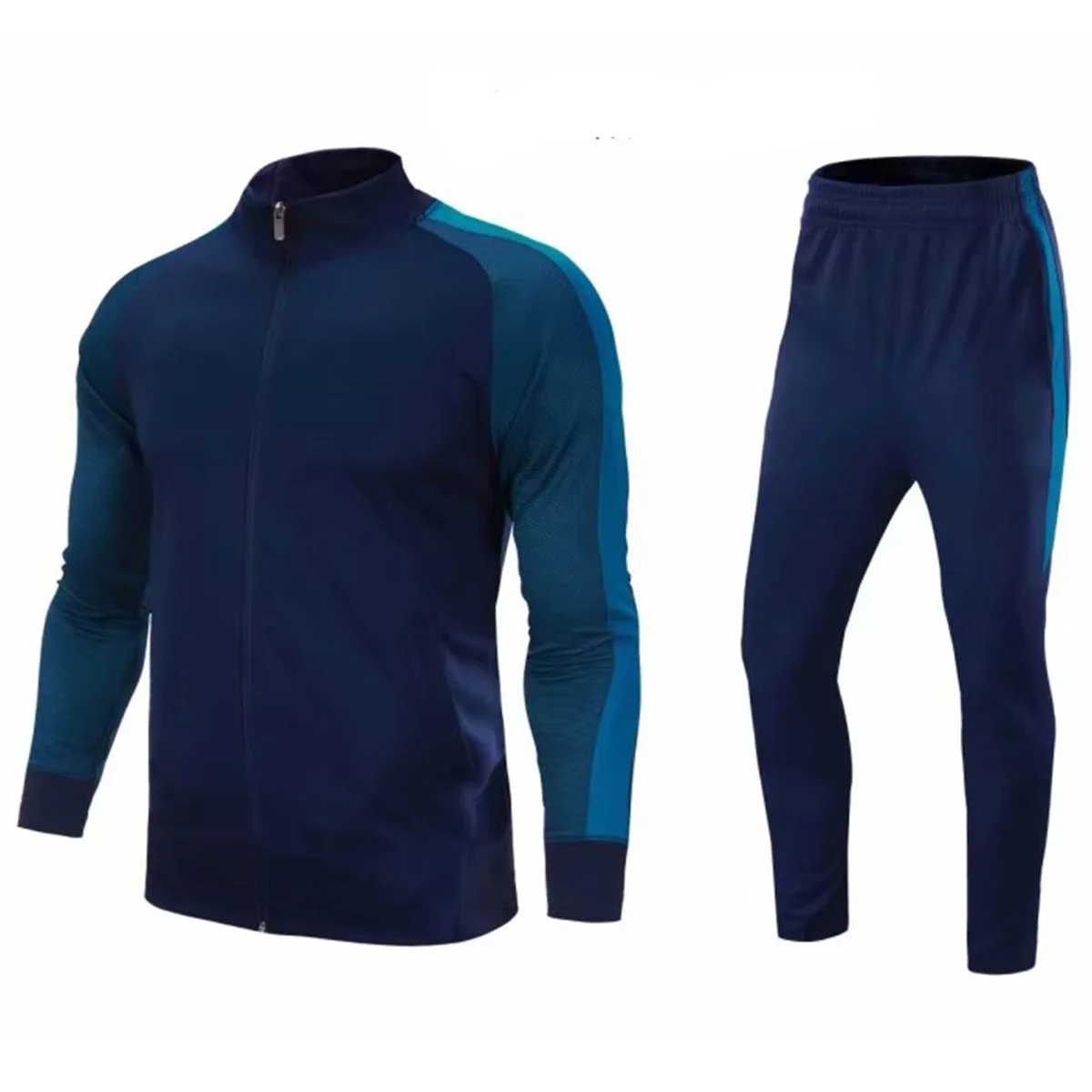 men's football training suit jacket football suit training shirt sports pants jogging uniform custom jacket