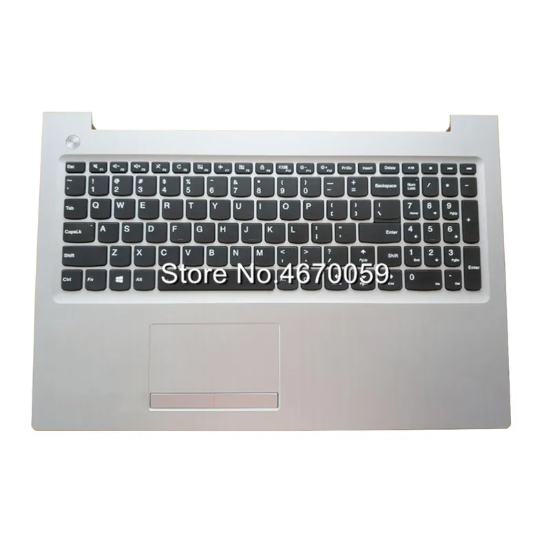Silver US Topcase for Lenovo XiaoXin 310-15IKB Palmrest Upper Case C Cover with Keyboard Laptop Top Replacement | Компьютеры и офис