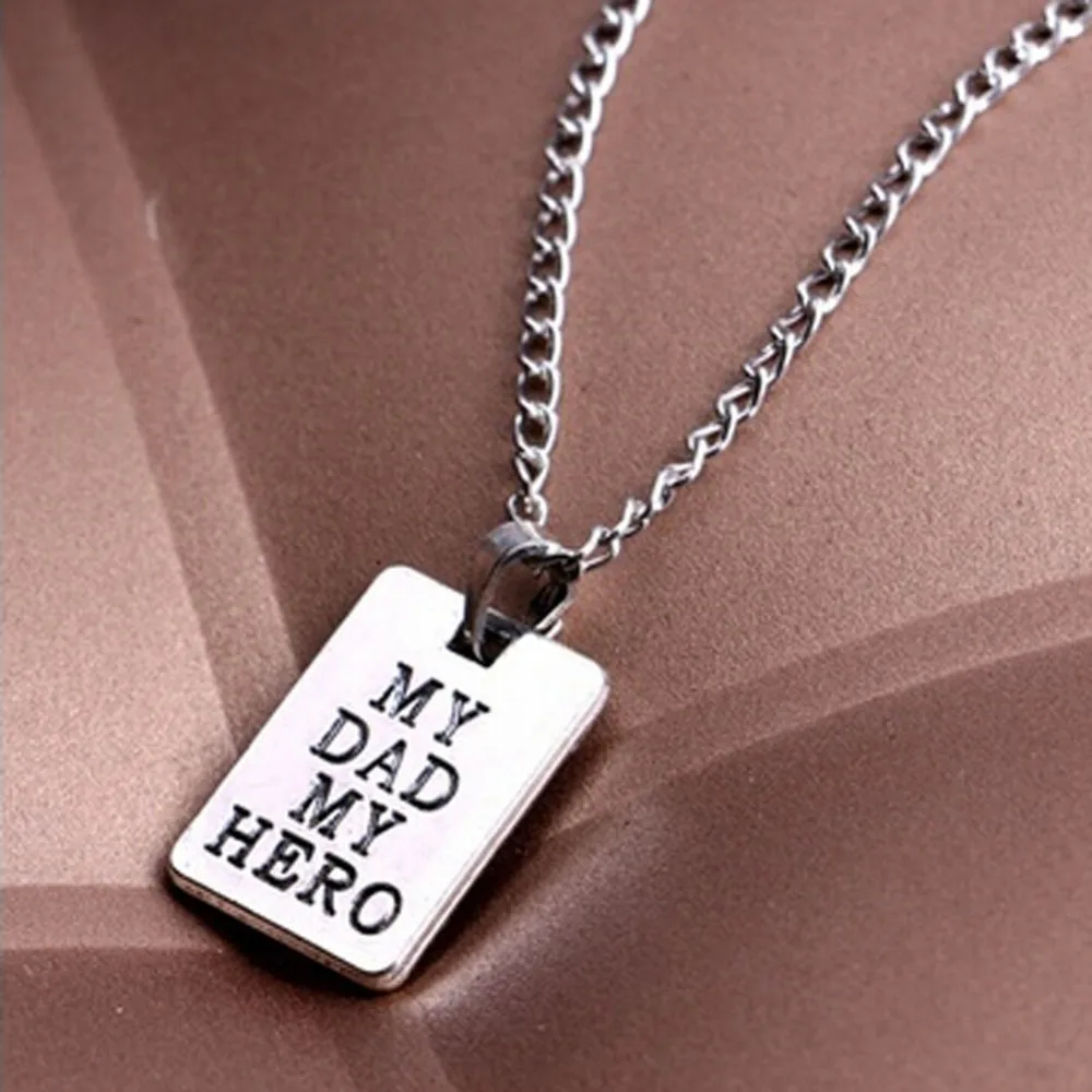 2018-FASHION-Father-s-Day-Gift-My-Dad-My-Hero-Rectangle-Pendant-Necklace-Charm-Men-Fashion (3)