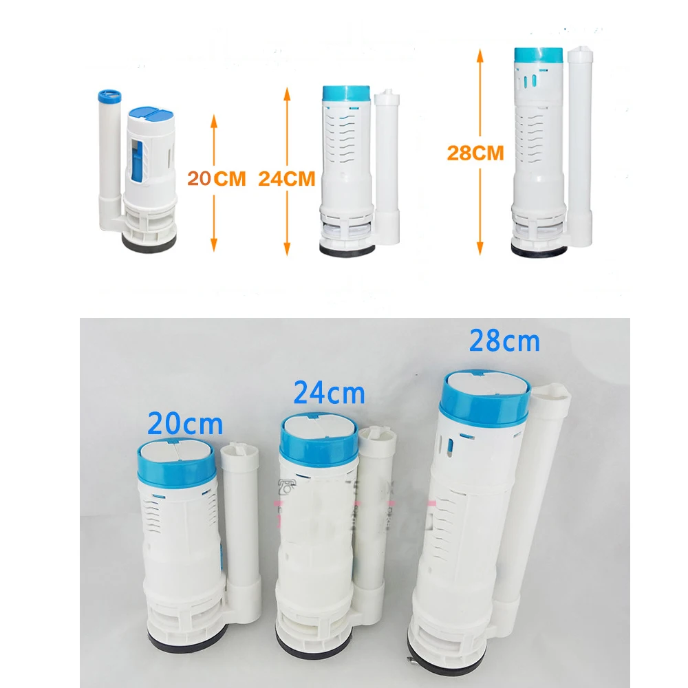 Резервуар с водой для унитаза Dual Flush Кнопка цистерны сифон комплекты клапанов Туалет
