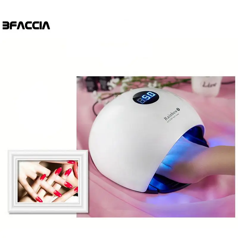 

Bfaccia 48W Rainbow9 Professional LED UV Nail Lamp Nail Dryer Automatic Sensor Nail Dryer LED Light Nail Polishing Machine Tool