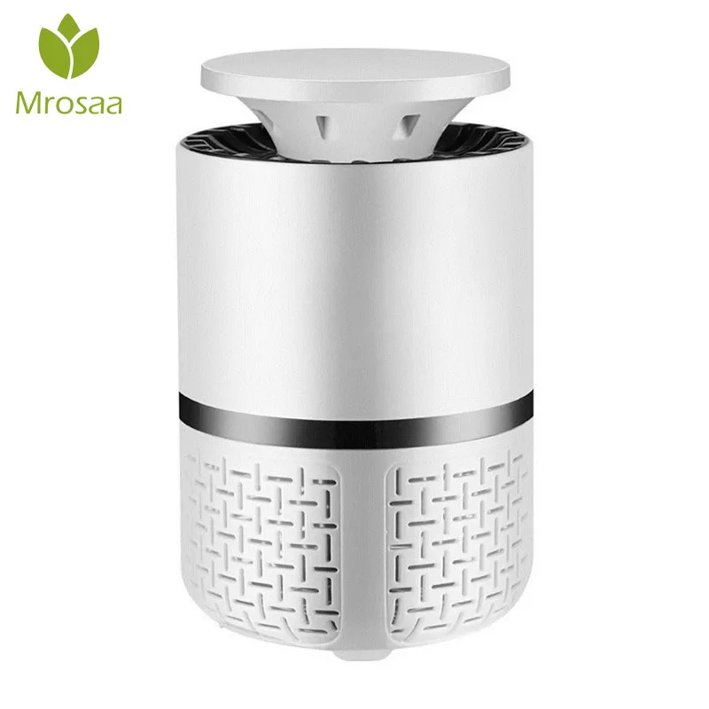 

New High Quality Anti-Mosquitos Lamp Electric Fly Bug Zapper Mosquitos Insect Killer Lamp LED Light Trap Lamp Pest Cntrol- white