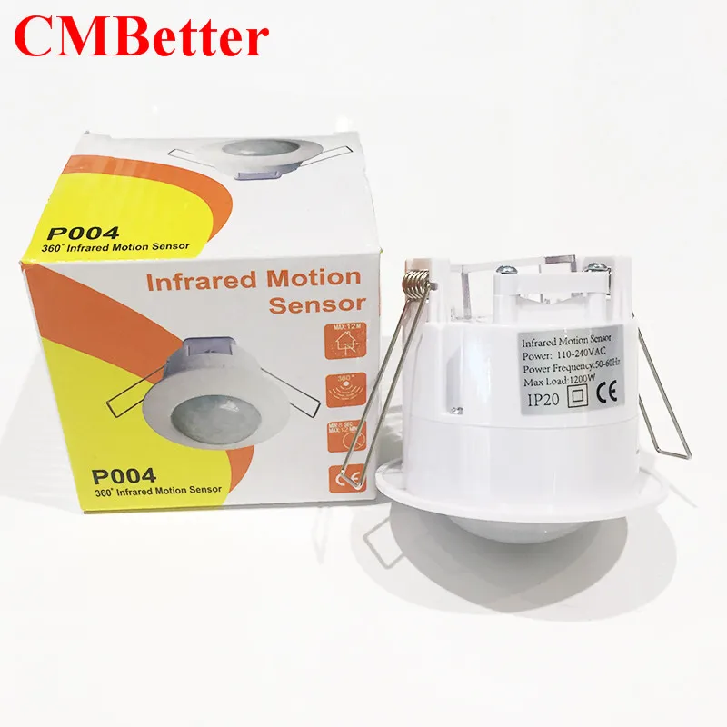 CMBetter 360 Degree Infrared Ceiling Human Body Induction Light Switch PIR Motion Sensor Detector Sensors AC 110V-240V (16)