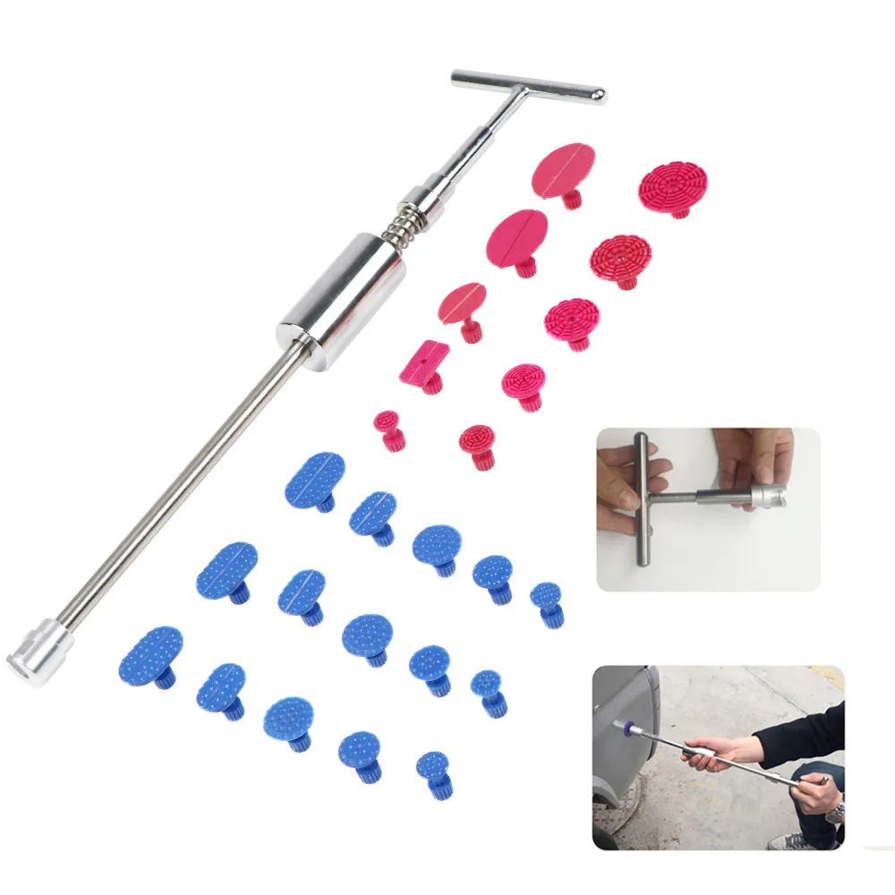 

pdr hammer PDR Tools Kit Dent Puller Slide Hammer Inverse Hammer PDR Glue Tabs Sucker For Dent Removal Paintless Dent Repair