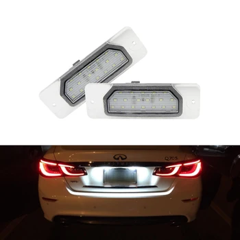

For Infiniti FX35/45 2003-2008 S50/Q45/I30/I35/M37/M56 Q70 Nissan Fuga Cefiro Led Numbr License Plate Light Lamp OEM Direct Fits