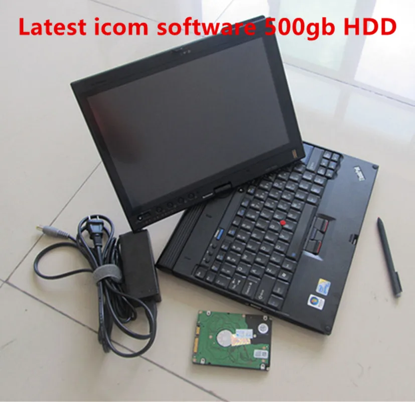 Для bmw icom a b c ista d4.20 ista p3.66 новейшее,12 программное обеспечение для bmw a2 a3 next hdd 500gb expert mode для ноутбука x200t - Цвет: x200t-500gb