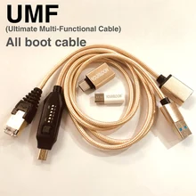 Новейший UMF все в одном кабель запуска(легко переключение) Micro USB RJ45 все в одном многофункциональный кабель запуска кабель edl