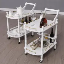 Деревянный Европейский Малый пузырьковый оборудование полка высокого класса красоты салон, отель тележка для маникюра тележка для инструмента