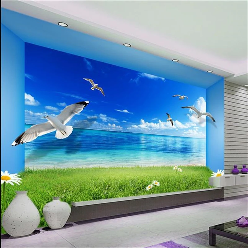 custom 3d wallpaper mural stereoscopic sky city hot air balloon wallpaper for kids room bedroom tv backdrop wall paper 3d beibehang 3d stereoscopic wallpaper aesthetic space living room murals TV backdrop wall paper living room bedroom murals