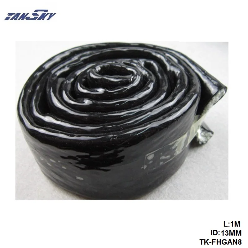 

AN8 Vulcan Fire Sleeve Fire Braid Flame Shield Black 1/2X1M ID:13MM For Mustang GT V8 / 05-10 TK-FHGAN8