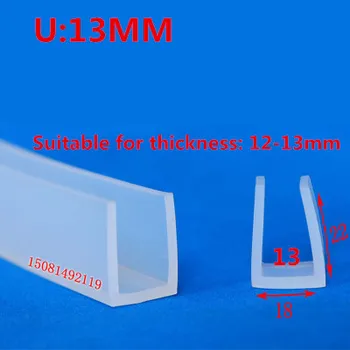 

5 M Protection Guard Strip Glass table Corner Protector Table Desk Safety Silicone Edge silicone edging strip Bumper strip