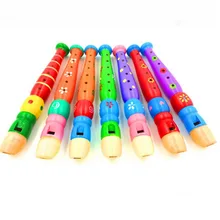 Детские деревянные игрушки Красочная Детская развивающая игрушка хороший дизайнер дети Dizi Музыкальный Инструмент Деревянный Блок игрушка для раннего развития