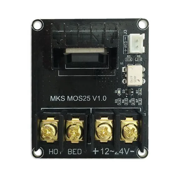 

3D printer parts heating-controller MKS MOS25 V1.0 for heat bed extruder MOS module support big current 25A