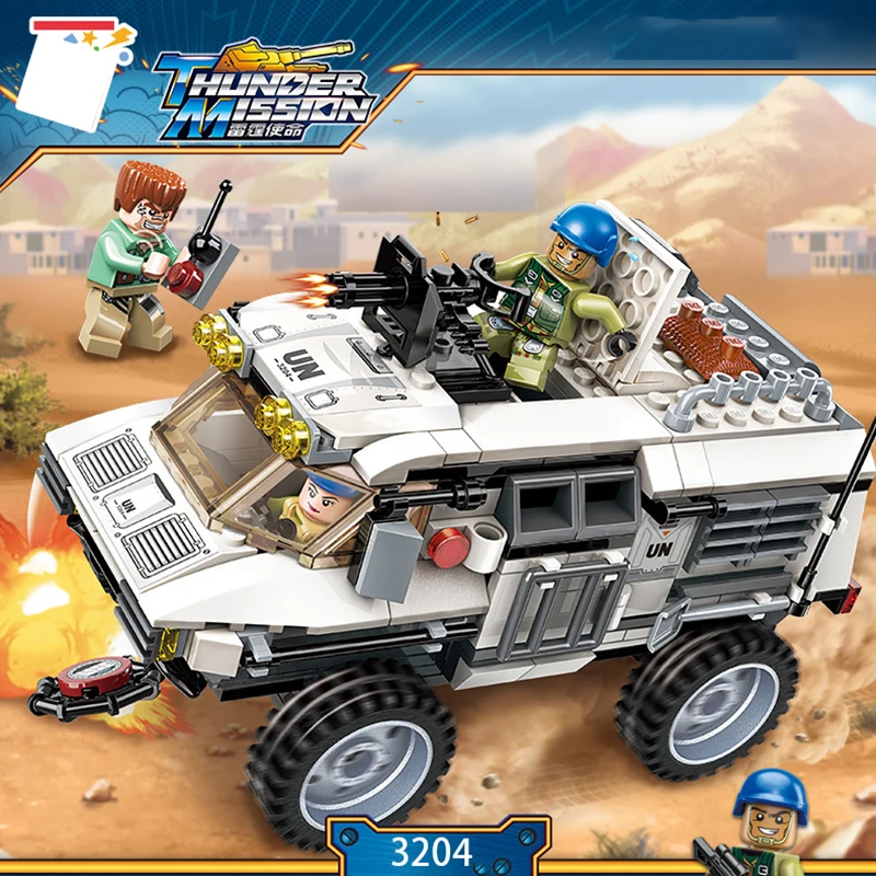 Military MINIfiGurEd Education Building blocks For Kids Stacking Toy War Armored Car Vehicle Weapon Compatible LegoINGlys 3203 Military MINIfiGurEd Education Building blocks For Kids Stacking Toy War Armored Car Vehicle Weapon Compatible LegoINGlys 3203