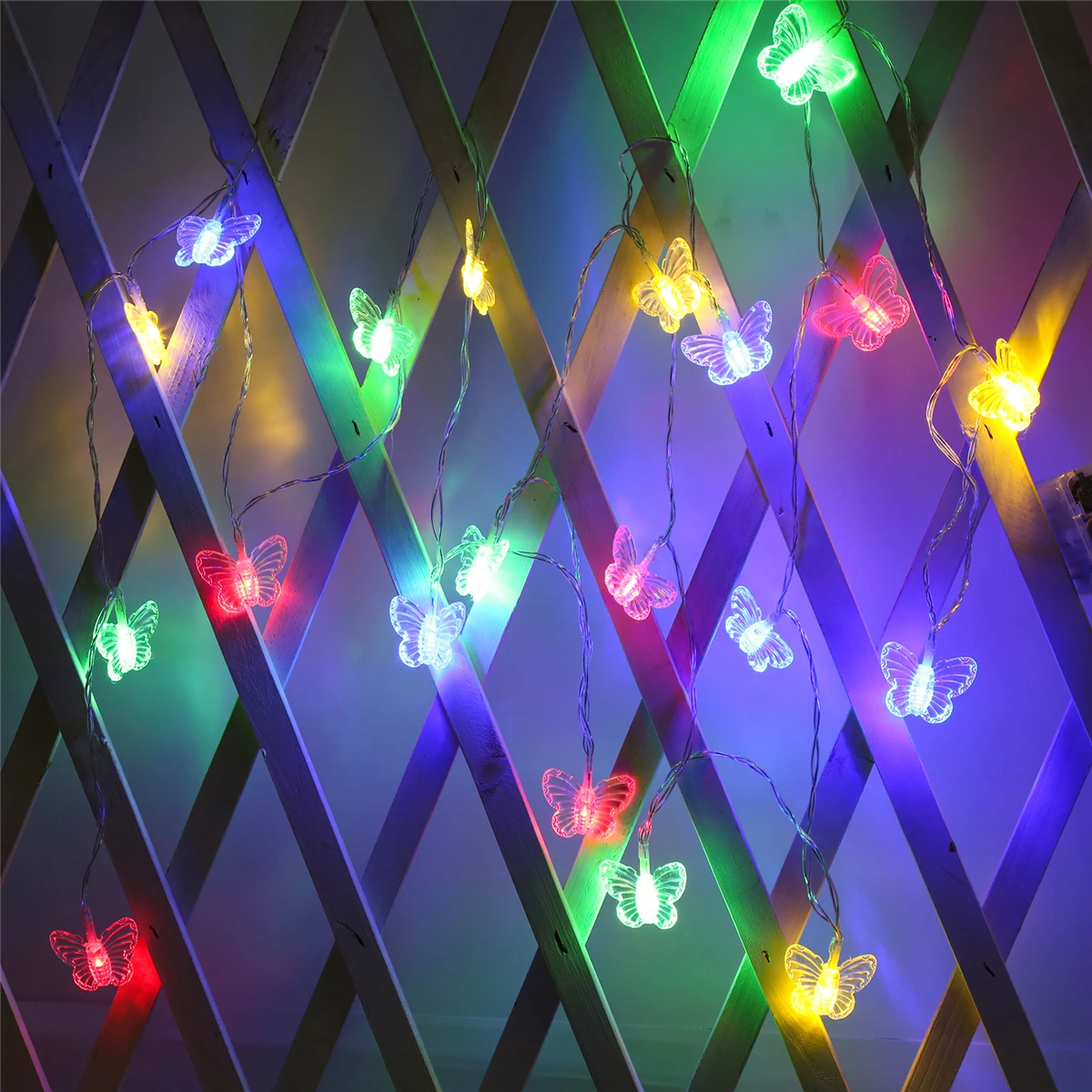 

Fairy Lightsfairy lightsButterfly 3 Metters 20L Led Light String 3AA Battery USB 6M 40L Starry Room Party Decoration Illumination Children Sleep Lamp