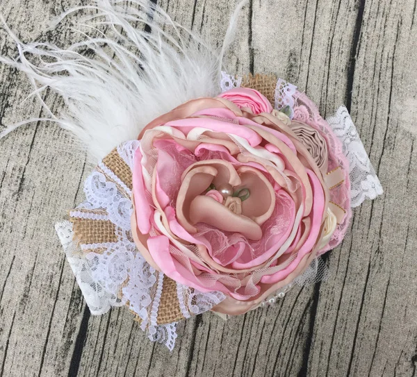 

Free Shipping Flower Girl Headband Kids Hair Accessories Photo Prop