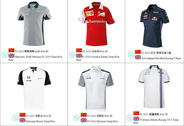 2014 F1 Mercedes Amg Petronas Team Polo Grey Lewis Hamilton Nico