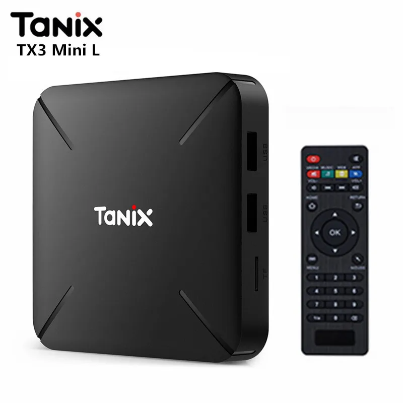 

Tanix TX3 Mini L S905W 4K Android 7.1 TV Box Max 1G/ 2G RAM 8G/ 16G ROM Quad Core Amlogic S905W Smart Media Player PK X96mini