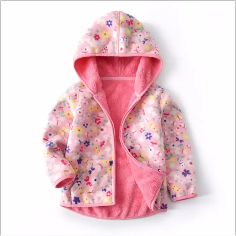 BibiCola/весна-осень ; пальто для мальчиков; теплые куртки с капюшоном с героями мультфильмов; хлопковые утепленные куртки; детская спортивная верхняя одежда - Цвет: pink