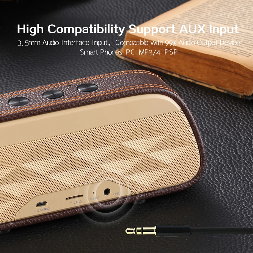 JOINRUN беспроводной Bluetooth динамик Портативный Handsfree с USB TF картой FM Радио стерео звук