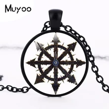 Стимпанк ожерелье Warhammer 40k Adeptus Mechanicus стеклянное искусство Подвеска Warhammer ожерелье новые космические Морпехи видео ювелирные изделия HZ1