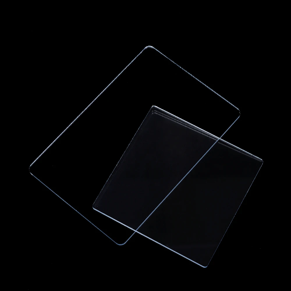 

New 1PC Acrylic Transparent Clay Pottery Sculpture Tool Workbench Pressure Plate Tools DIY Craft 10*10cm/10*15cm