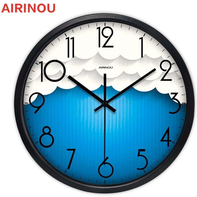 Airinou Волшебное облако мультфильм пожарный лес настенные часы для мужчин