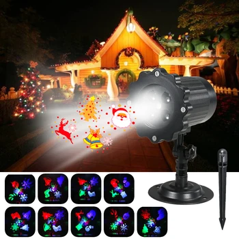 

LED Projection Light Animated Led Projector Lamp Halloween Christmas Lights Decorative Garden LED Lights Decor for Holiday Party