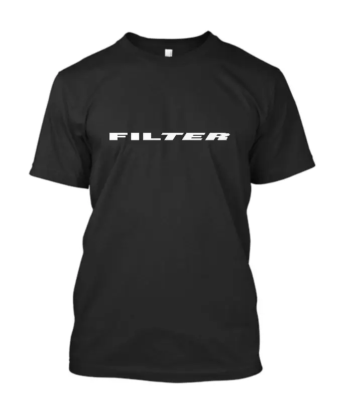 New Filter Rock Band Men's Black T Shirt Size S 5XL Quality T Shirts