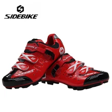 SIDEBIKE Professional Bicycle MTB Cycling Shoes Men Women Breathable Mountain Bike Racing Shoes Athletic Self-Locking Shoes boodun professional cycling shoes men outdoor sports mtb bike shoes tpu breathable athletic racing self locking bicycle shoes