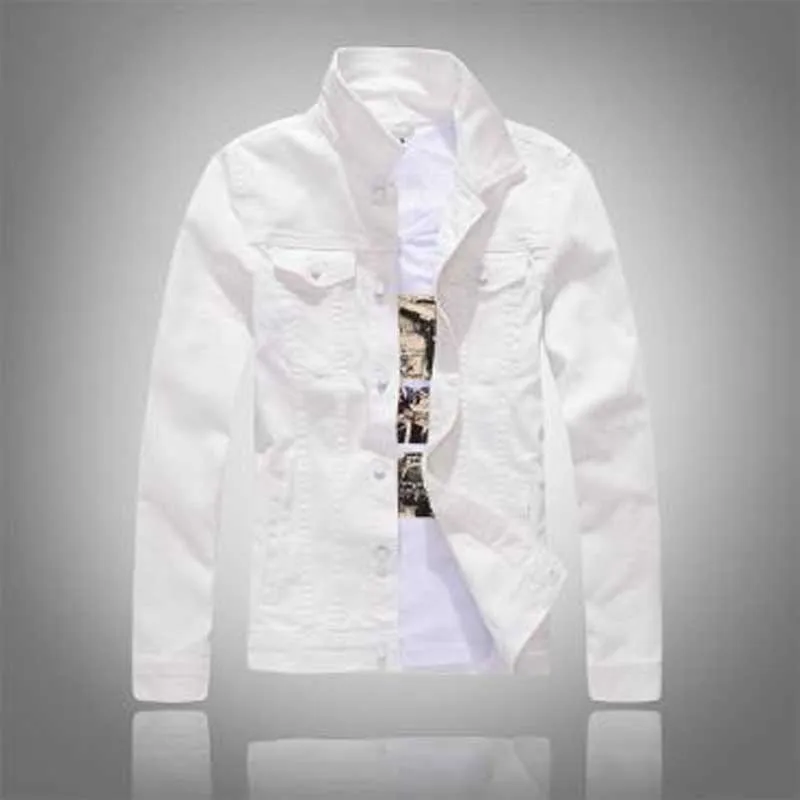 Spring and autumn new men's cowboy jacket long sleeved cowboy jacket Spring and autumn new men's cowboy jacket long sleeved cowboy jacket