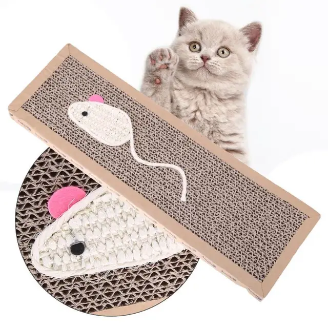 Sisal Cat Scratch Board With Catnip Bed House Cushion Mat Sisal Cat Scratch Board With Catnip Bed House Cushion Mat Scratcher Scratching Pad Post