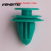 50pcs Car Styling Fender Clip Auto Car Bumper Clips Retainer Fastener Push Type Rivet Door Panel Fender Liner For Toyota Nissan