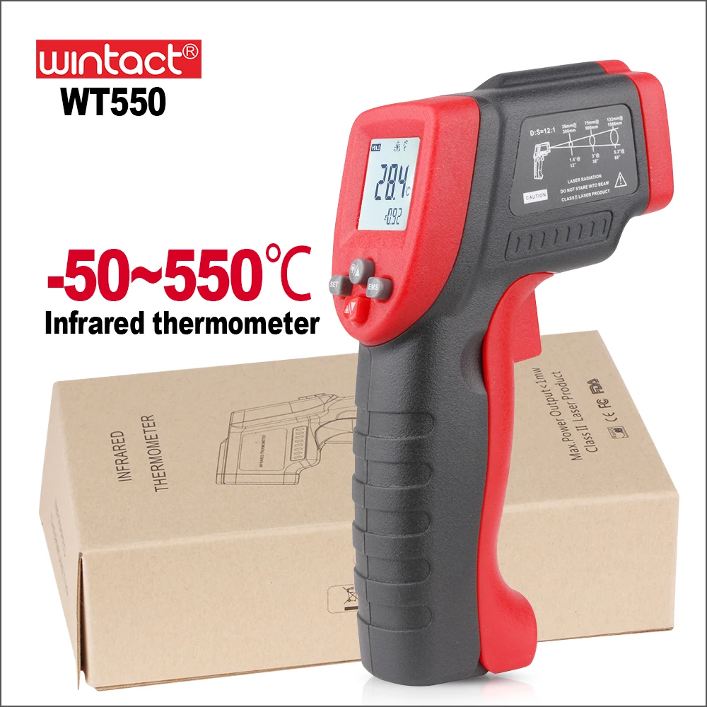 wintact digital termometro nenhum contato laser termometro 01