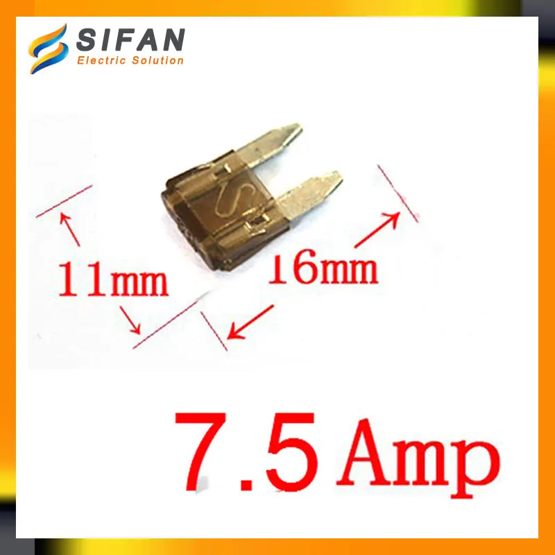 1000pcs Car Fuse 7.5A 7.5 AMP Small|car fuse|7.5a fuse7.5a car fuse ...