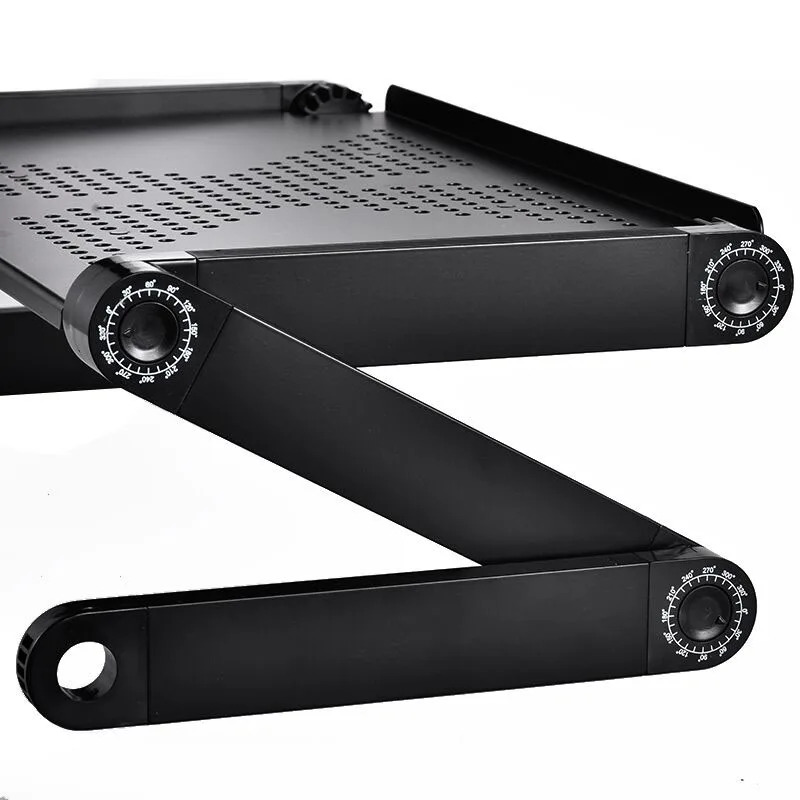 Adjustable Laptop Desk Black Table Foldable Breakfast Serving Bed Tray Cozy Computer Desk Portable Home Furniture Practical Desk Adjustable Laptop Desk Black Table Foldable Breakfast Serving Bed Tray Cozy Computer Desk Portable Home Furniture Practical Desk