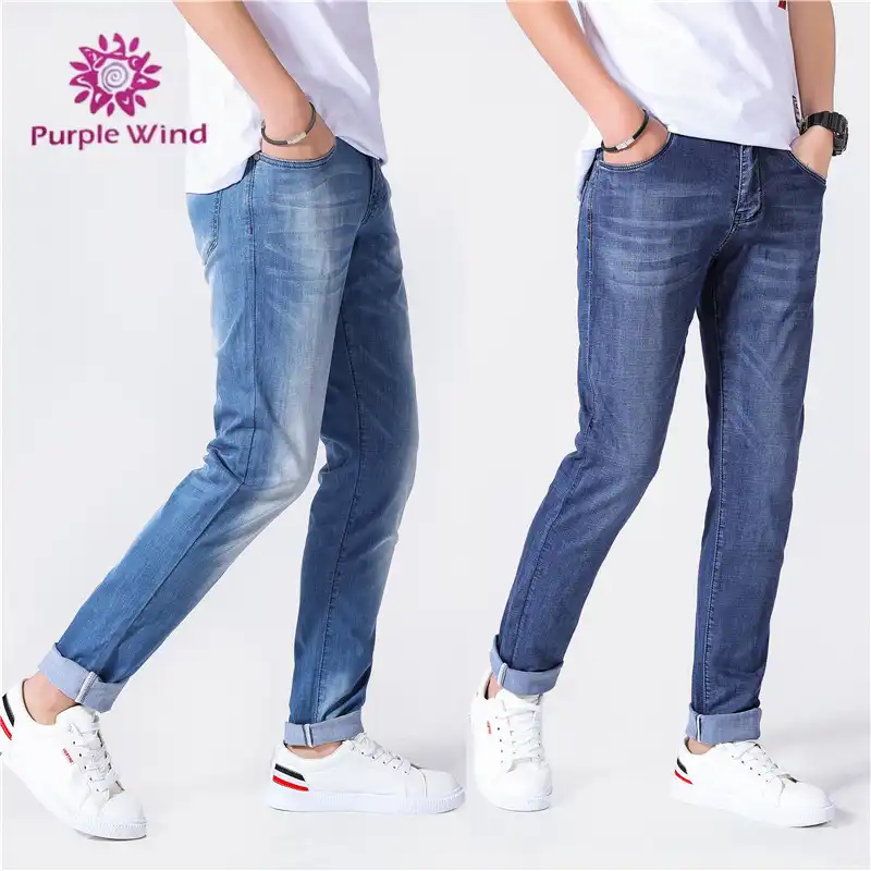 folded jeans men
