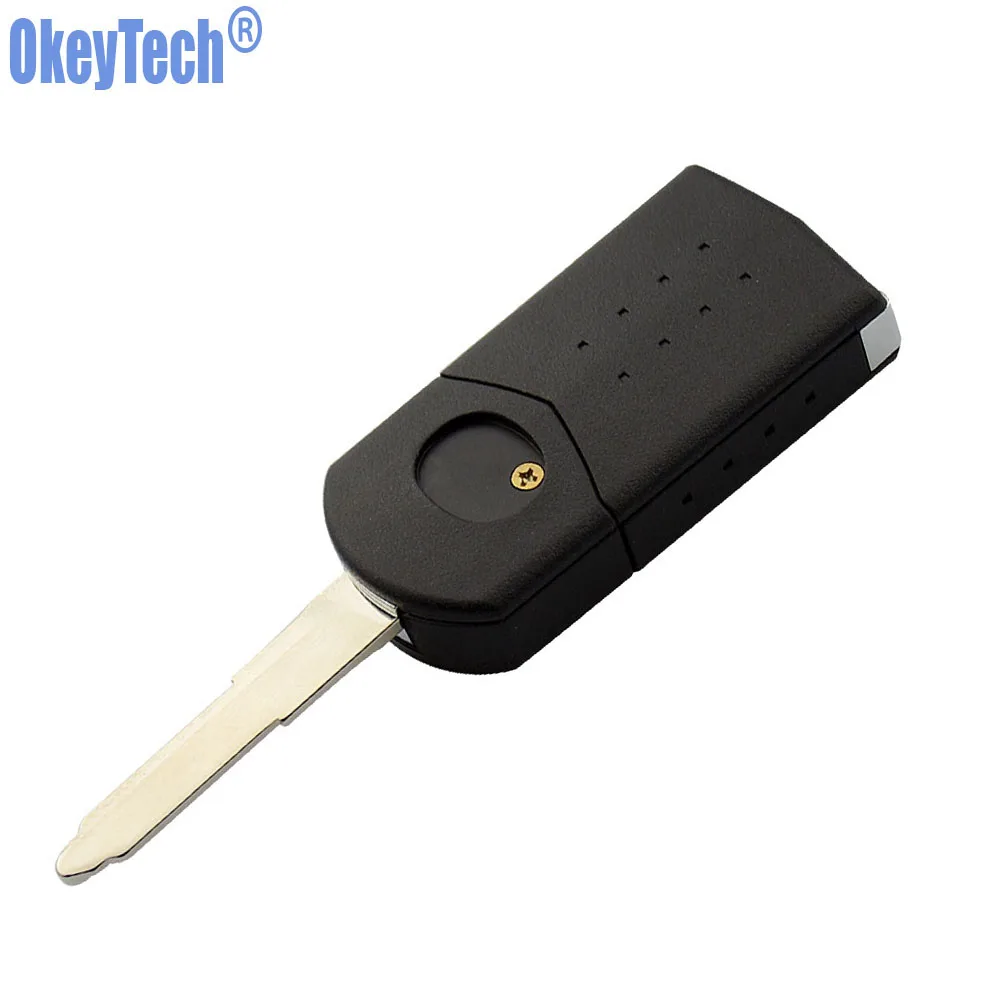 OkeyTech 2 кнопки 315 МГц 433 4D63 80 бит чип Складная флип проекция для Mazda 3 6 M3 M6 без