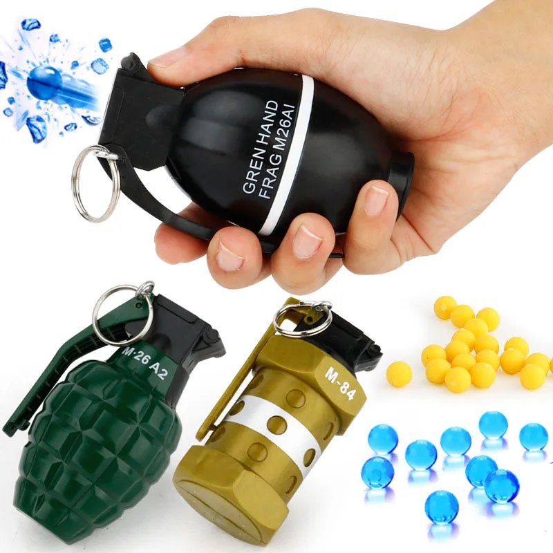 New children simulation soft bomb toy manual loading water bomb gun boy