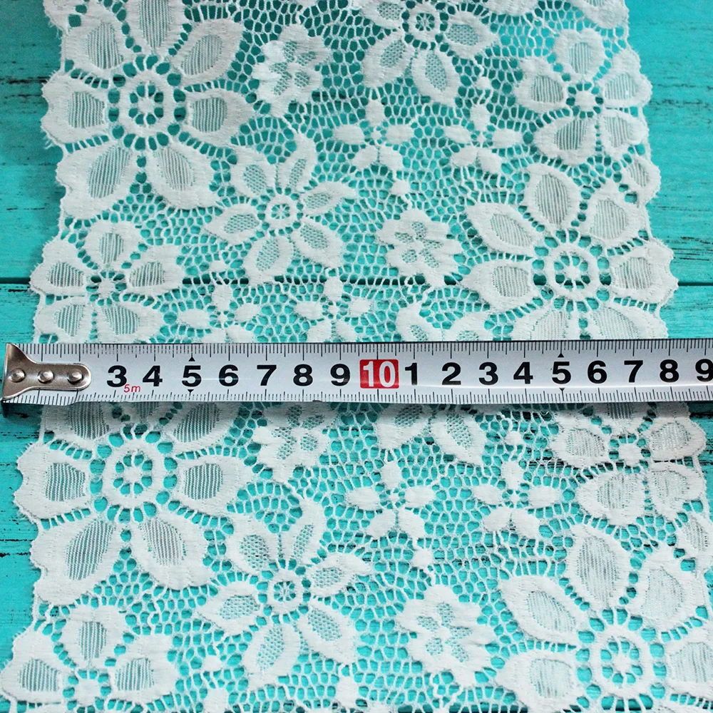 16 см ширина 1 ярд нейлоновая эластичная кружевная отделка для DIY аксессуары