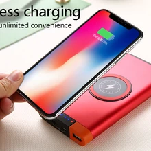 Новинка 2018NEW Slim 20000 мАч Puissance Banque, портативный ультра-мини Alliage Powerbank Batterie Puissance Banque для iPhone X, горячая Распродажа