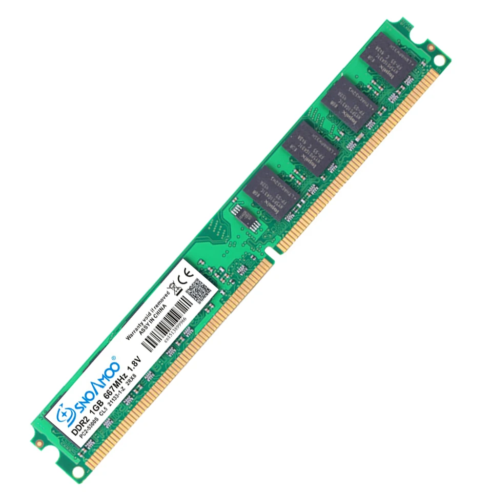 SNOAMOO Настольный ПК RAMs DDR2 1 ГБ ОЗУ 800 МГц PC2-6400S 240-Pin 1,8 в 667 МГц 2 Гб памяти DIMM для I совместимого компьютера гарантия памяти