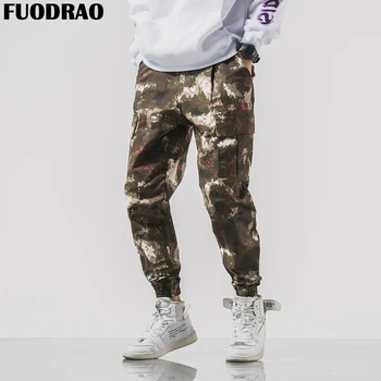 

FUODRAO Modis Cargo Pants Men Camouflage Joggers Hip Hop Streetwear Pantalones Hombre Plus Size 5XL Erkek Pantolon K130