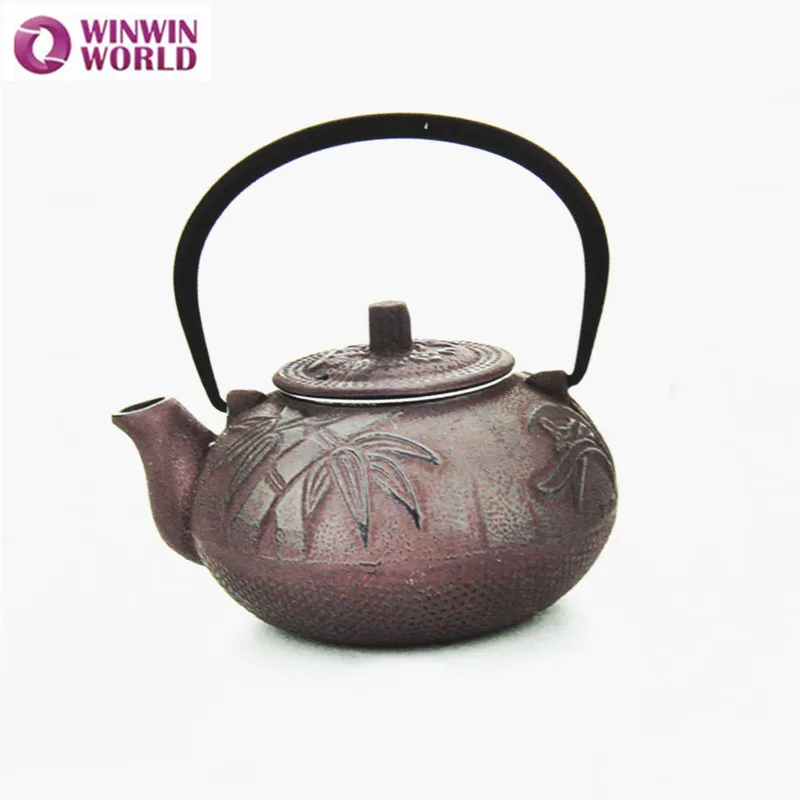 New arrival drinkware Japanese cast iron tea pot, water kettles, Old Iron Pot, tea kettle 600ml