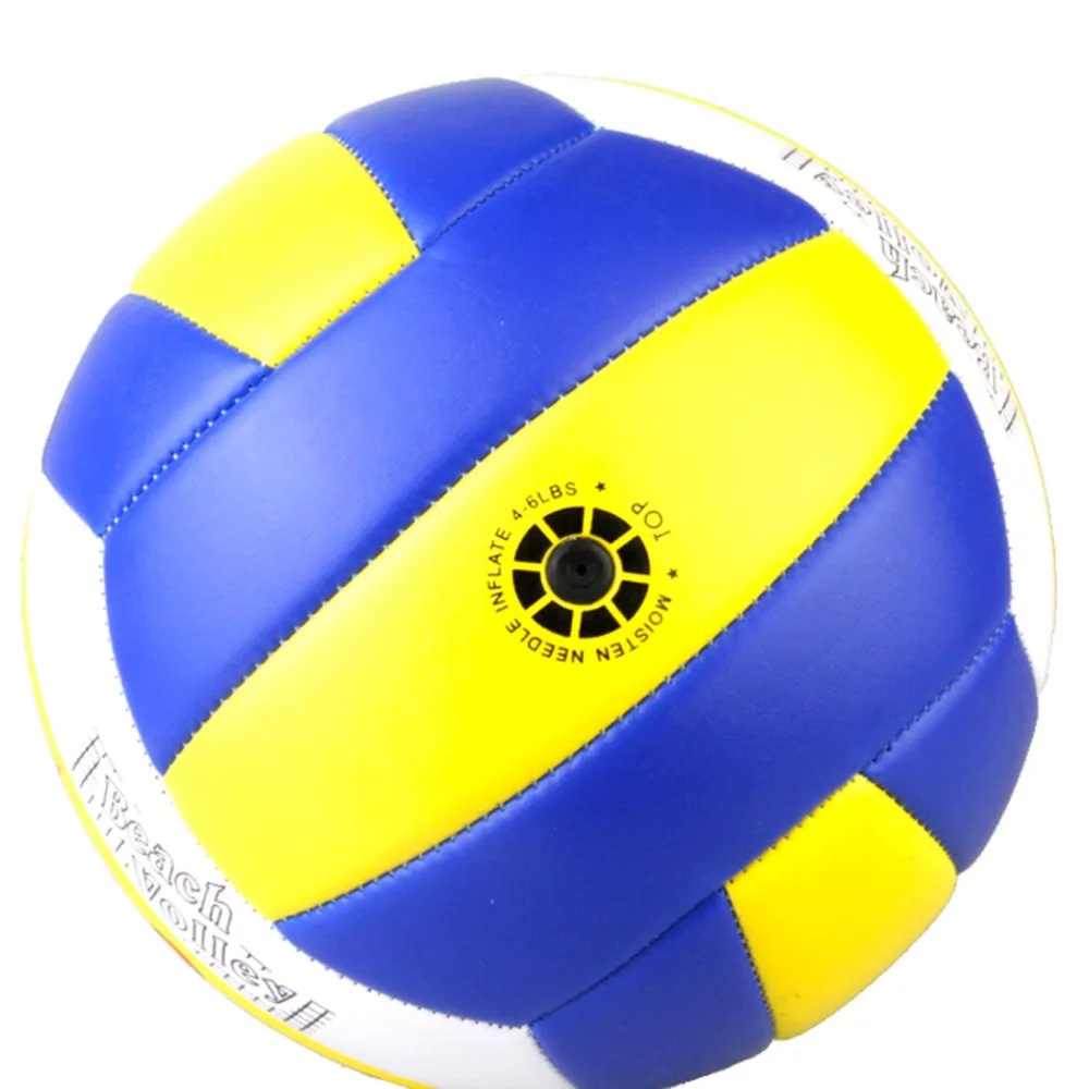 Размер 5 открытый песок пляж мягкий PU кожаный для волейбола игры мяч утолщенный волейбол матч обучение
