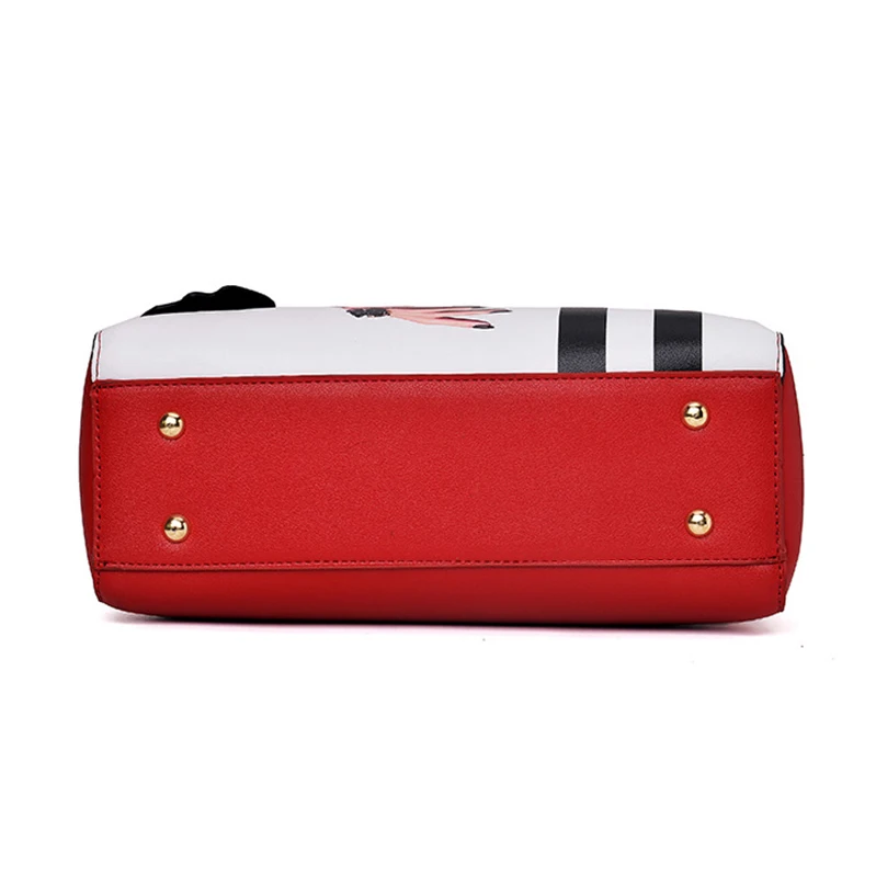 Women Leather Handbag Female Printing Crossbody Shoulder Bags Ladies Top-Handle Tote Bolsa Messenger Bag Purse Sac A Main SS7231 (6)