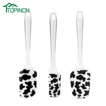 TOPINCN 3 шт./компл. Еда Класс силиконовые шпатели соблазнительный крем масло для скребок жаростойкий для выпекания хлебобулочных изделий для смешивания