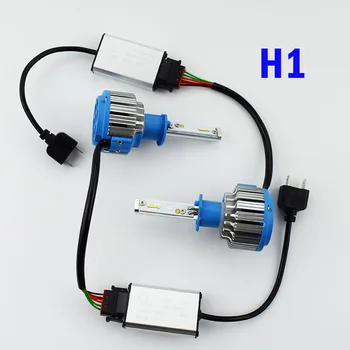 

1pair Car Headlights Bulb Super Bright Automobile Spotlight H4 9004 Hi Lo Beam car fog lights H7 H11 H13 LED 80w Car Head lamp