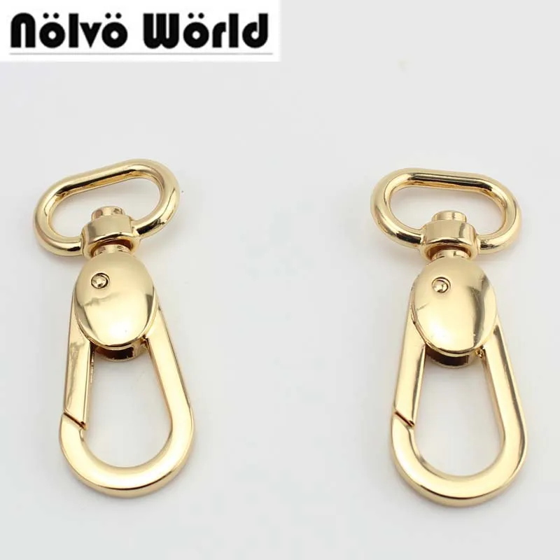 30pcs 20X65mm 3/4 inch snap hook swivel hooks clasp for Genuine leather backpack bags handbags ...